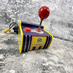 Vtg Namco Plug & Play TV Games Arcade Joystick Purple Yellow Pac-Man Galaxian